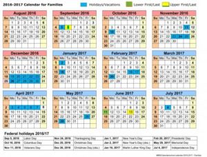 school-calendar-2016-2017 - Families